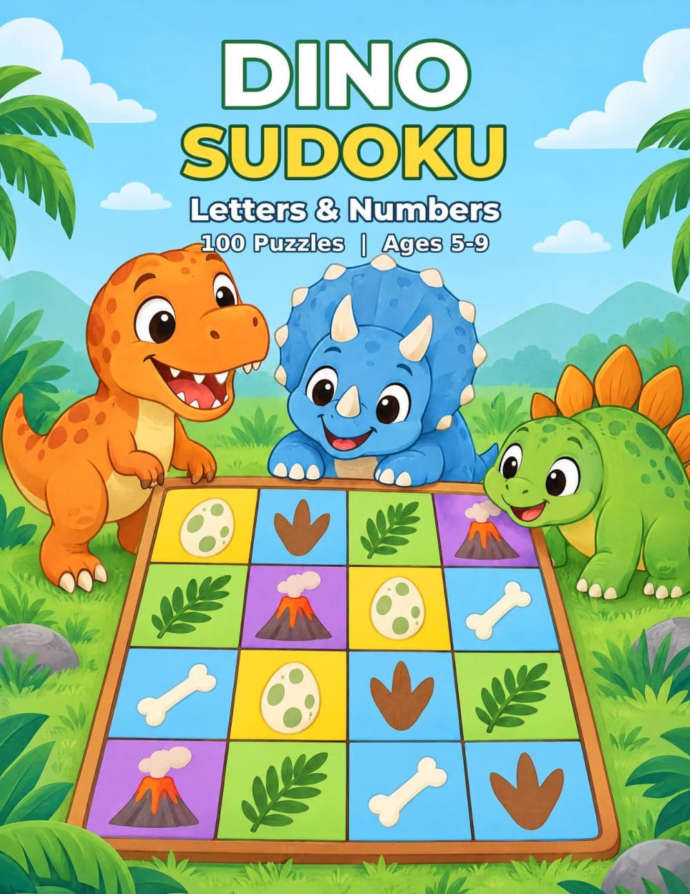 Dino Sudoku – Letters & Numbers – 1